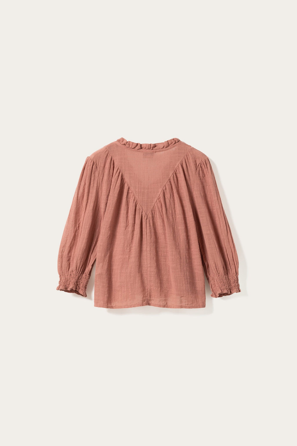 N-Marin Blouse Red Clay