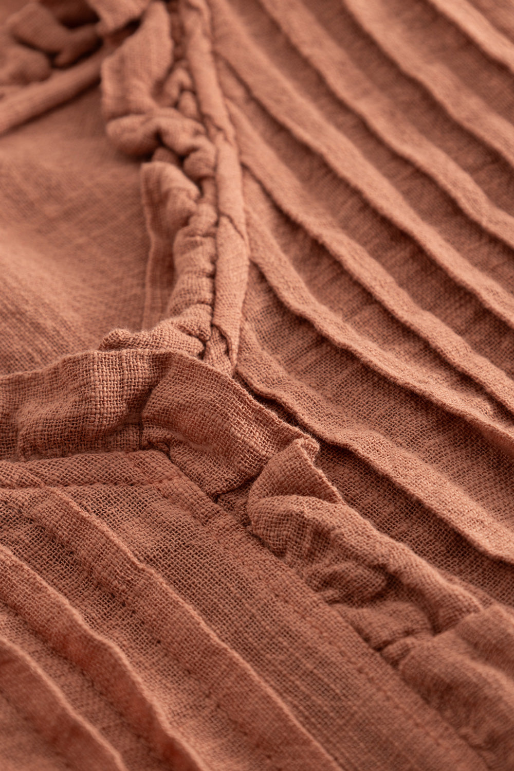 N-Marin Blouse Red Clay