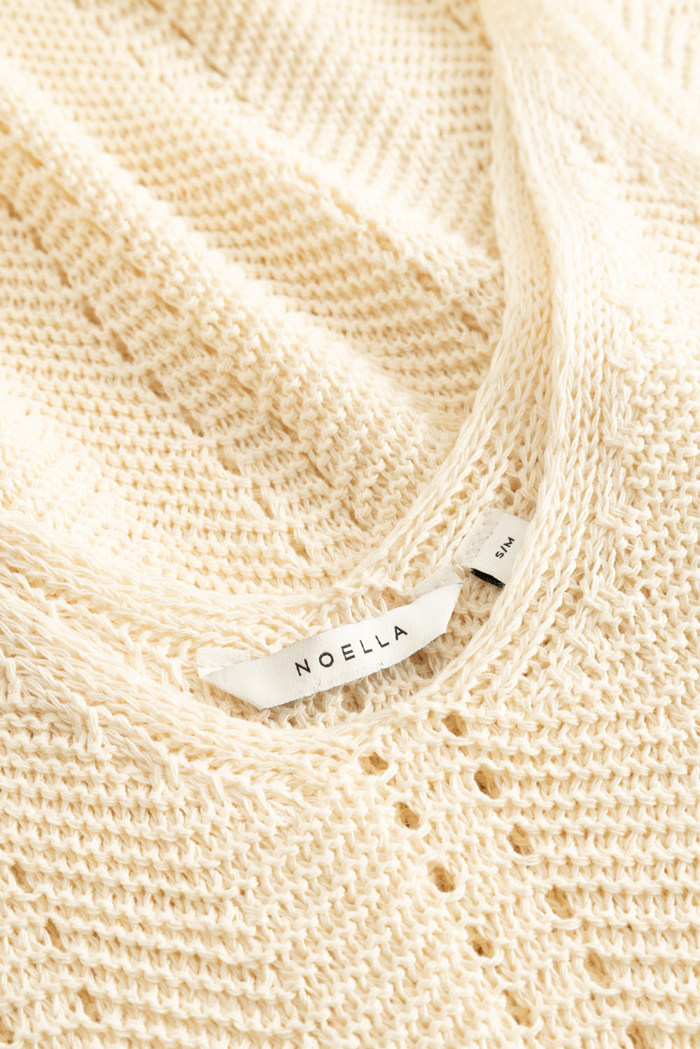 N-Marissa Knit Dress Offwhite