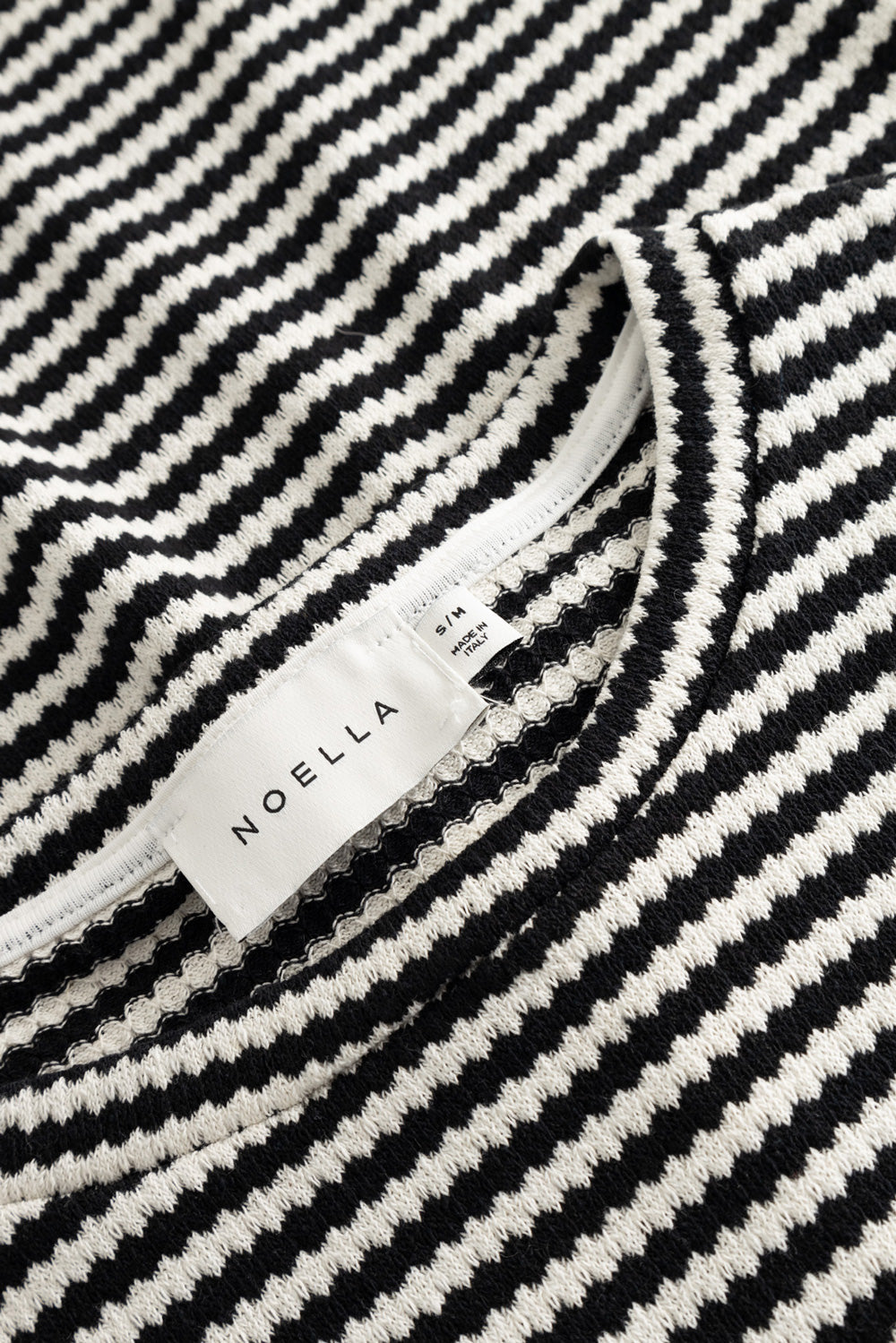 N-Maleah Top Danni Black Stripe