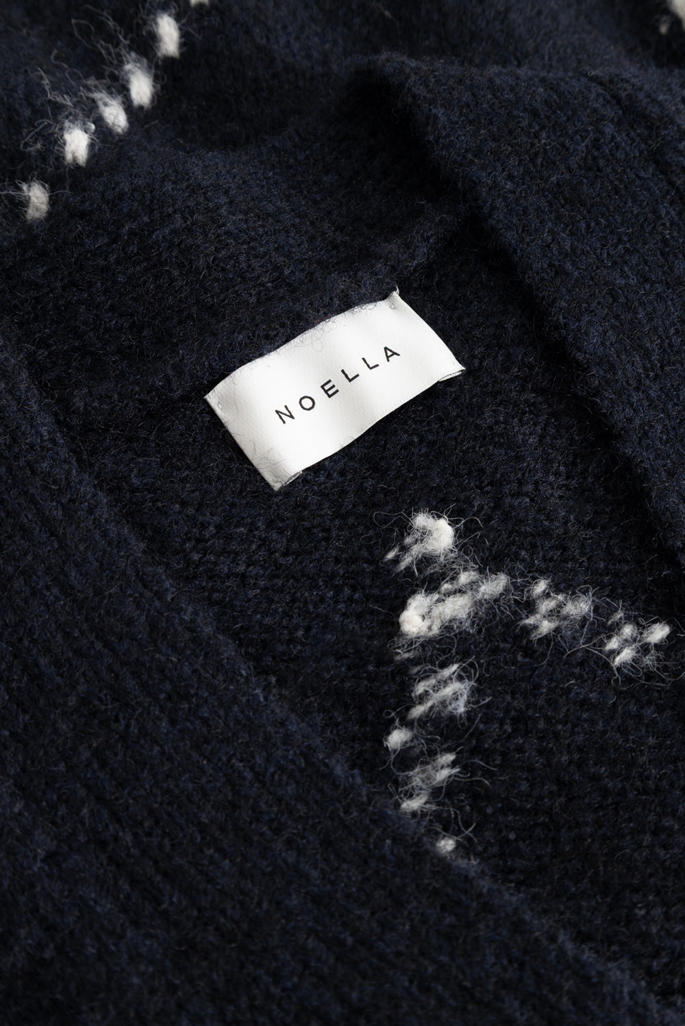 N-Laiana Knit Cardigan Navy Mix