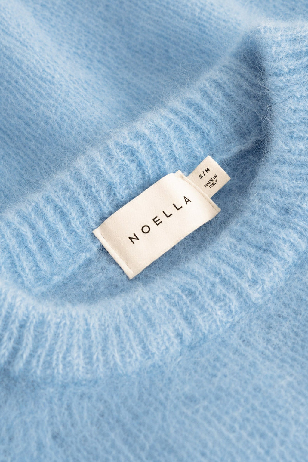 N-Latora Mohair Knit Baby Blue