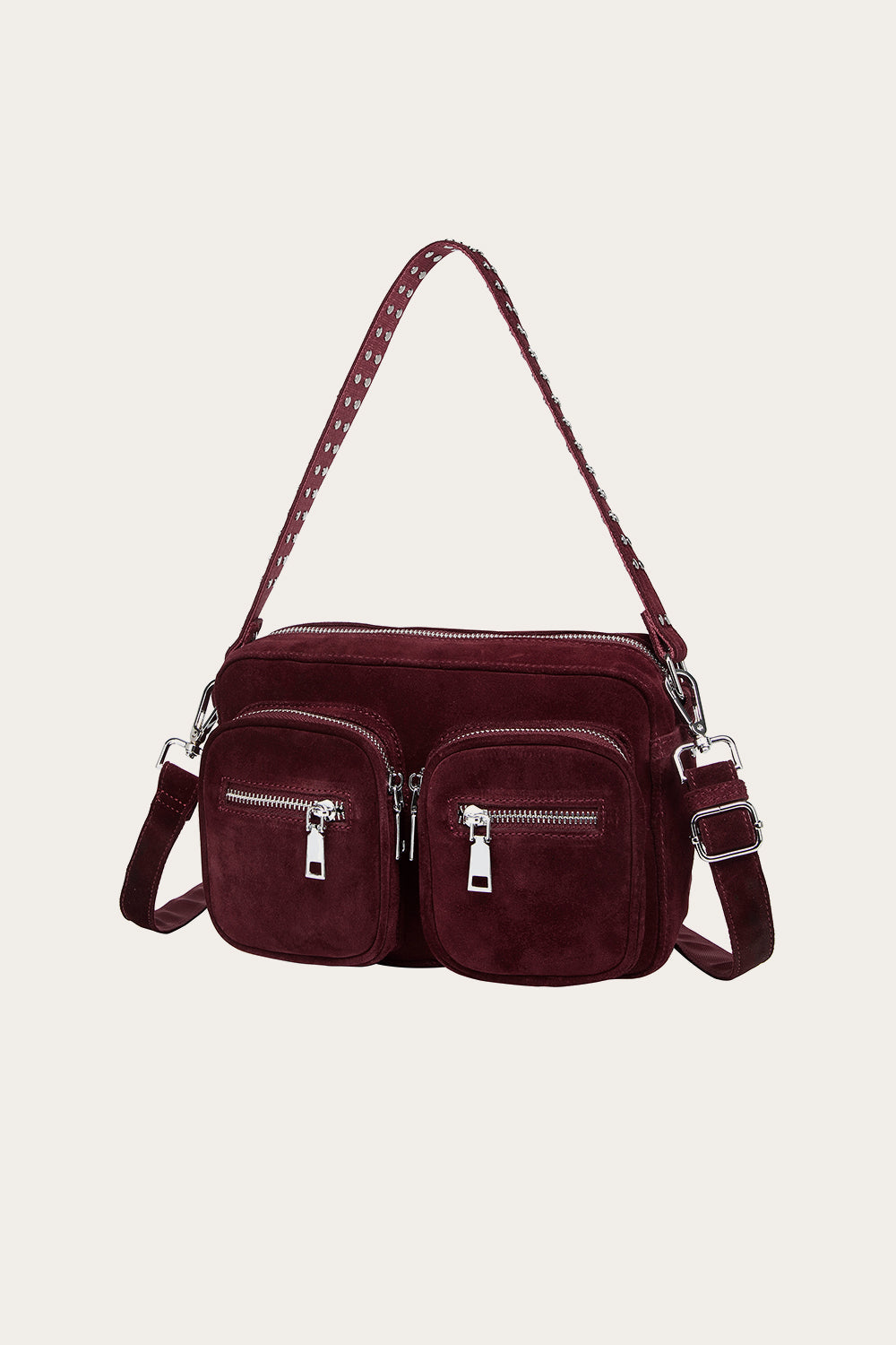 Kendra Bag Real Suede Burgungy