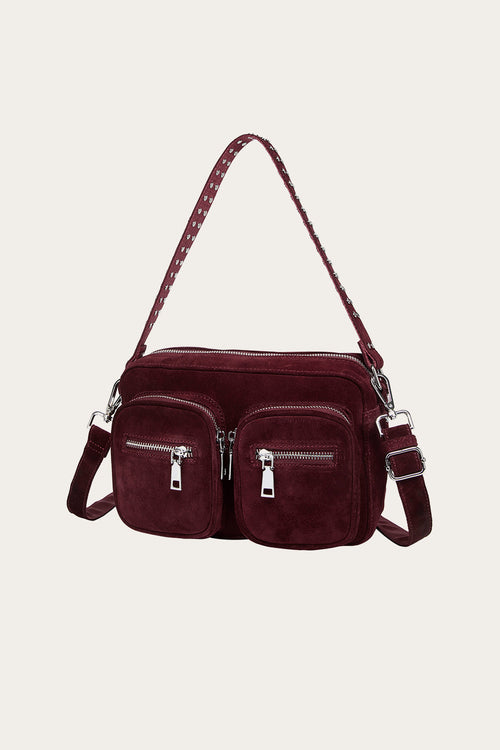 Kendra Bag Real Suede Burgungy