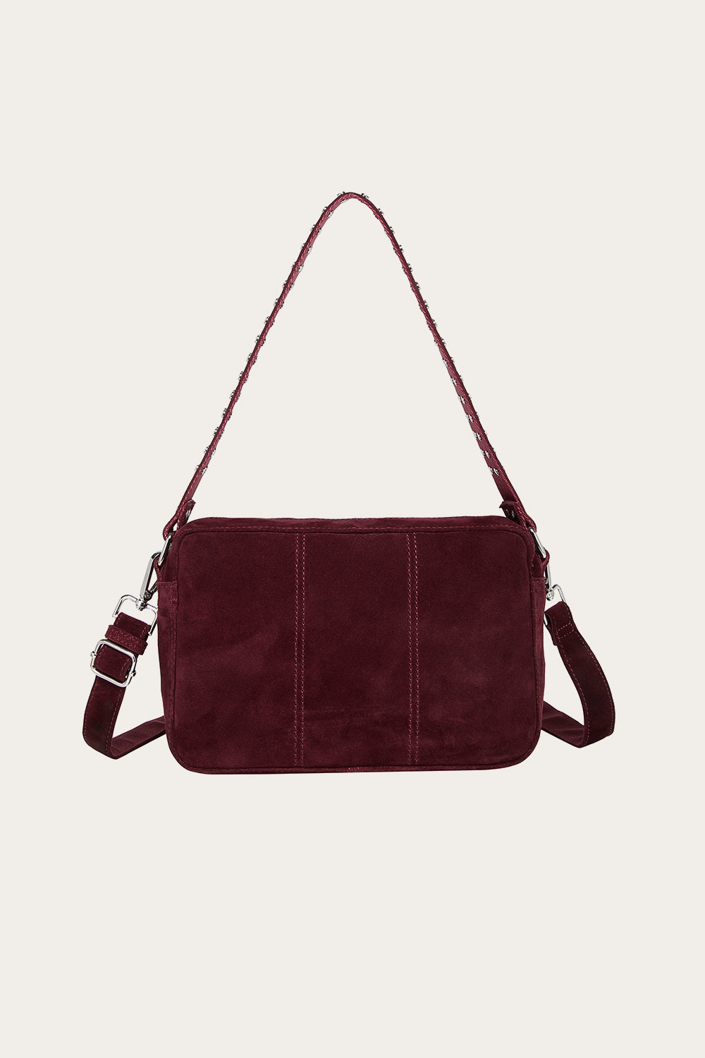 Kendra Bag Real Suede Burgungy