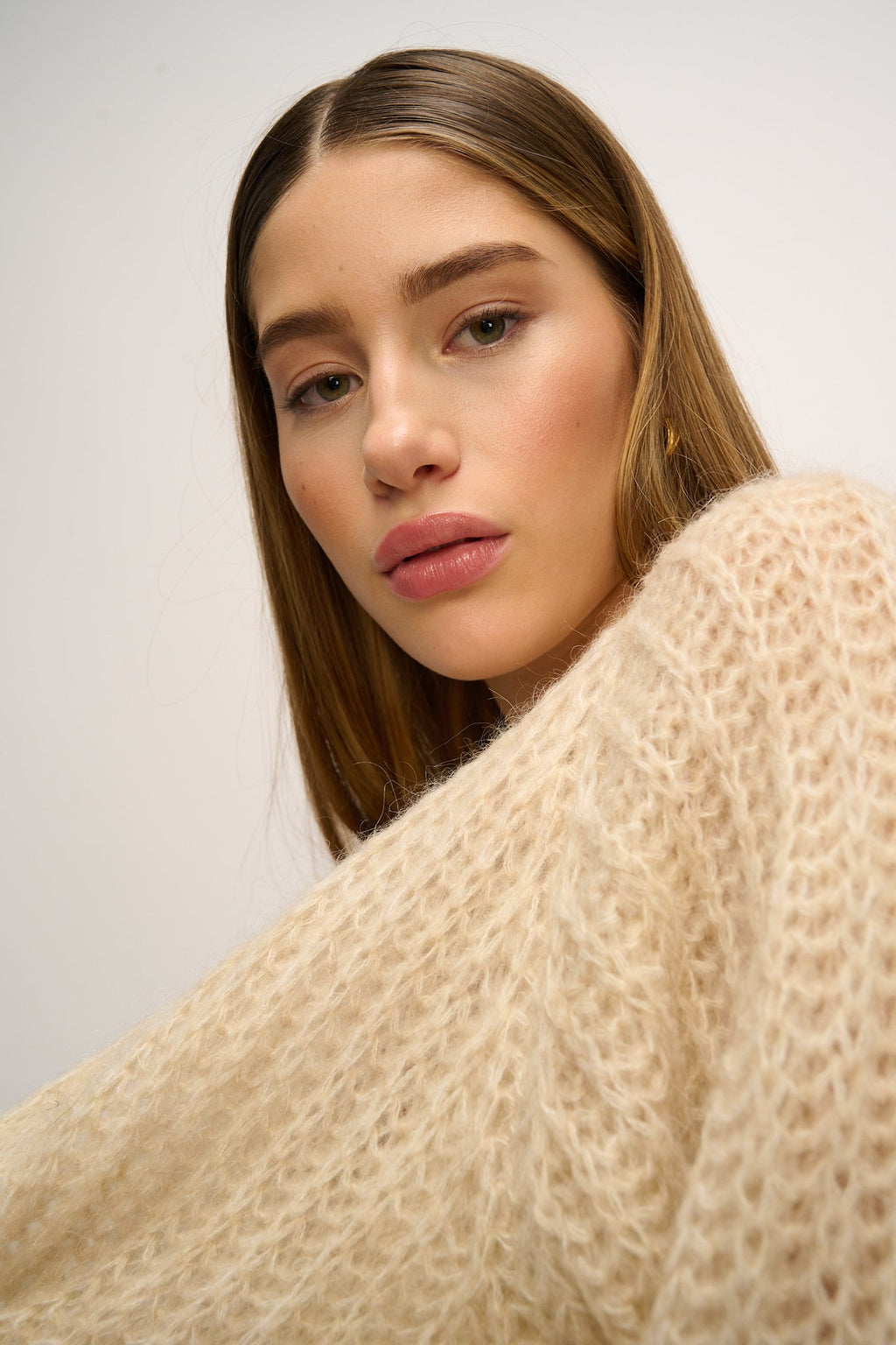 Joseph Knit Cardigan Beige