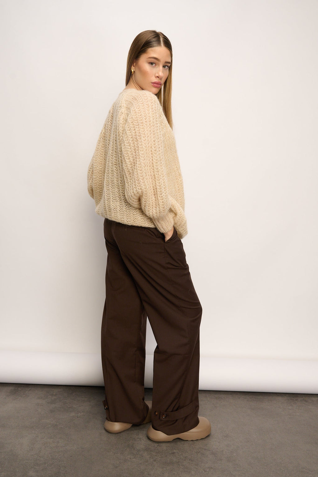 Joseph Knit Cardigan Beige