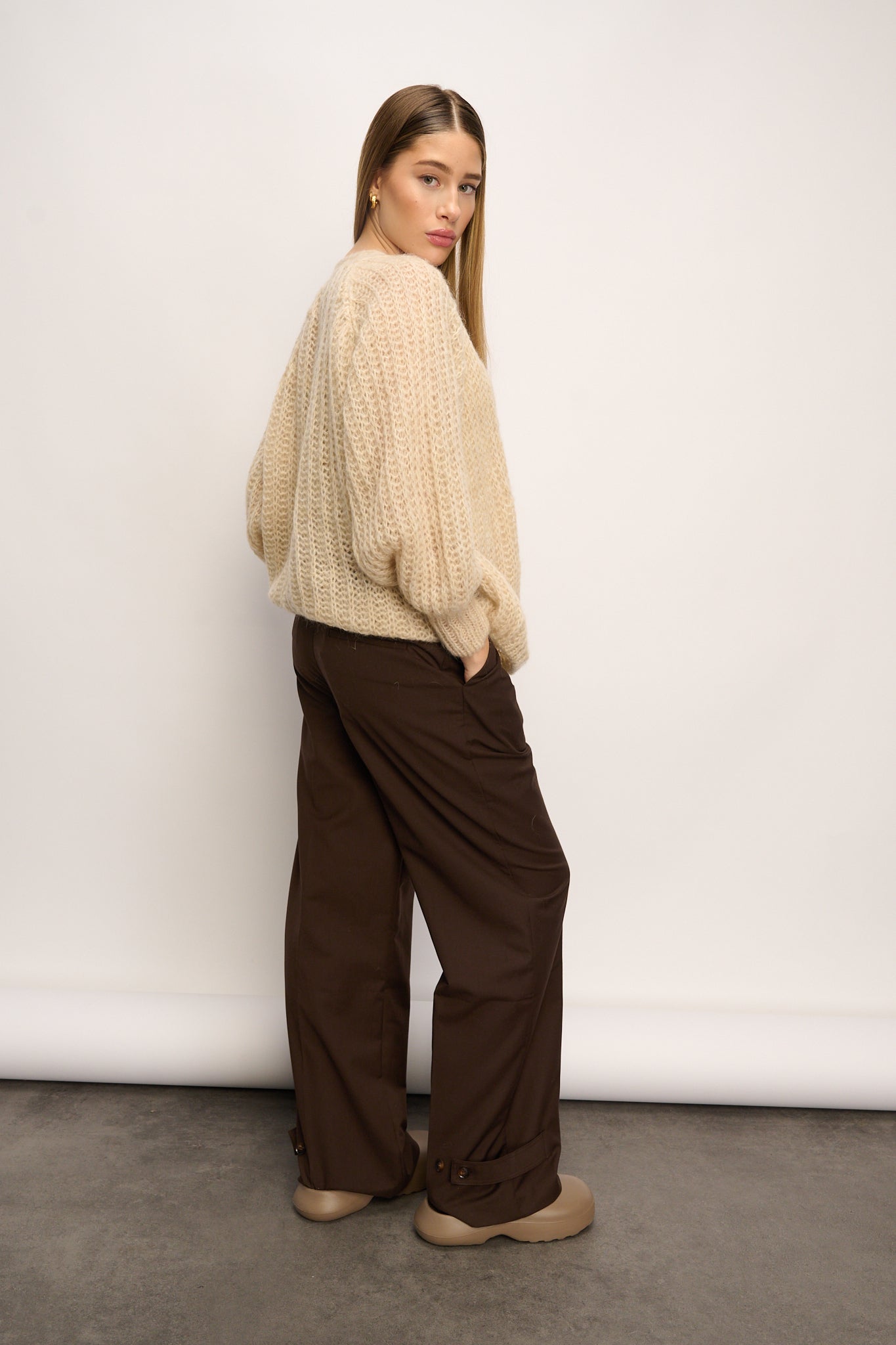 Joseph Knit Cardigan Beige