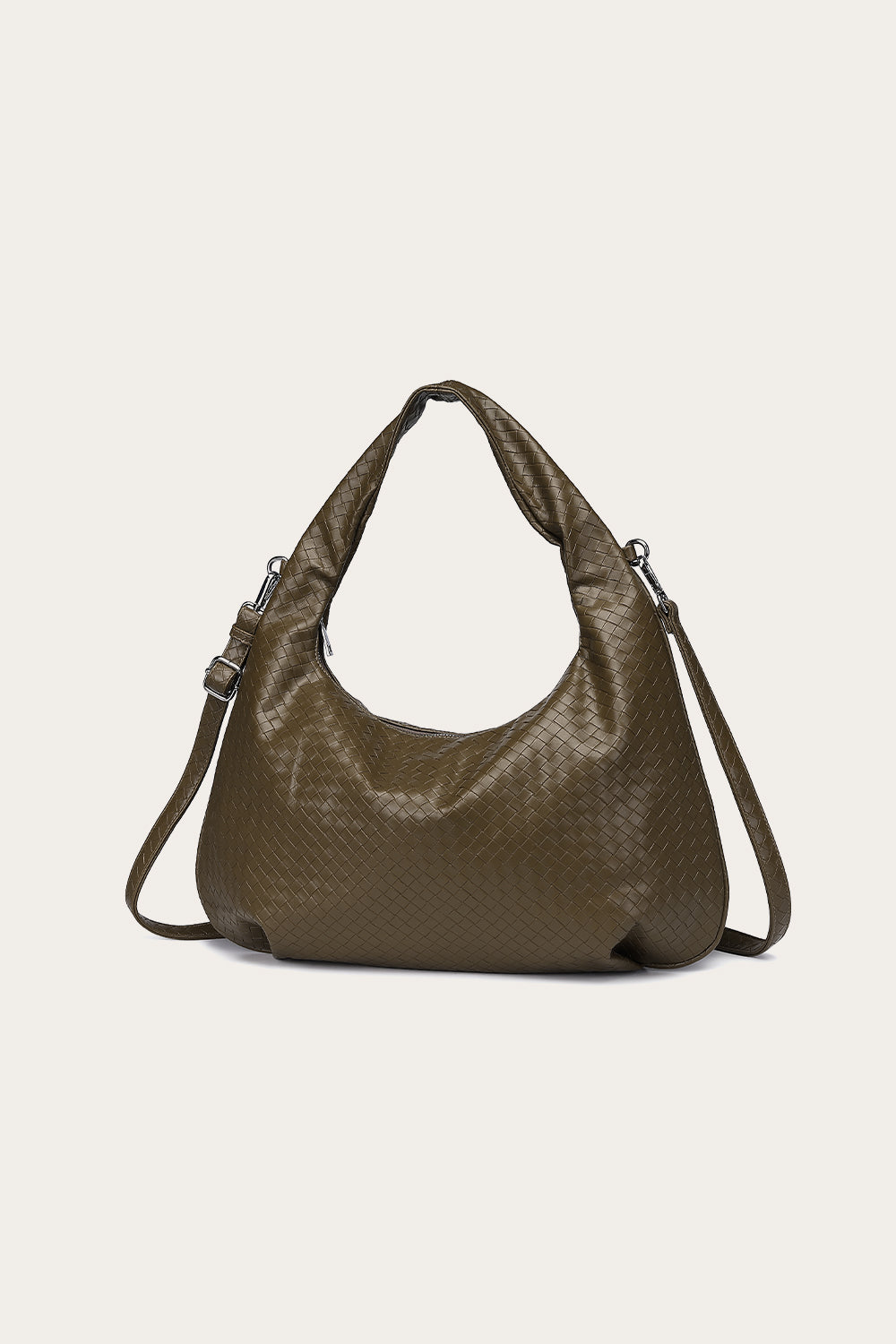 Peony Hobo Bag Dark Olive
