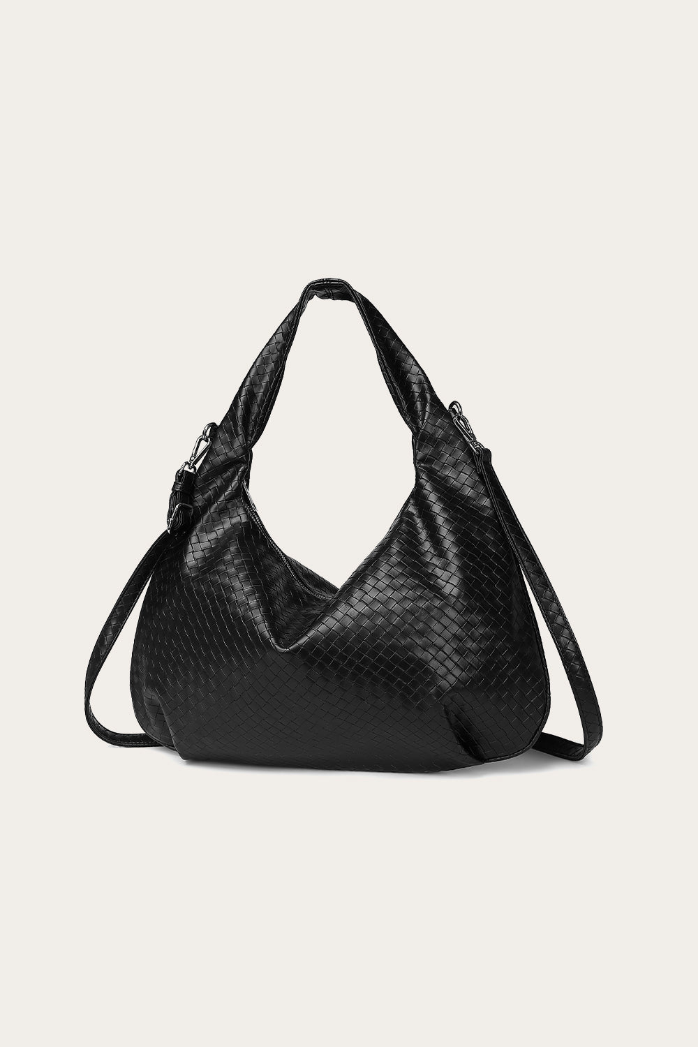 Peony Hobo Bag Black