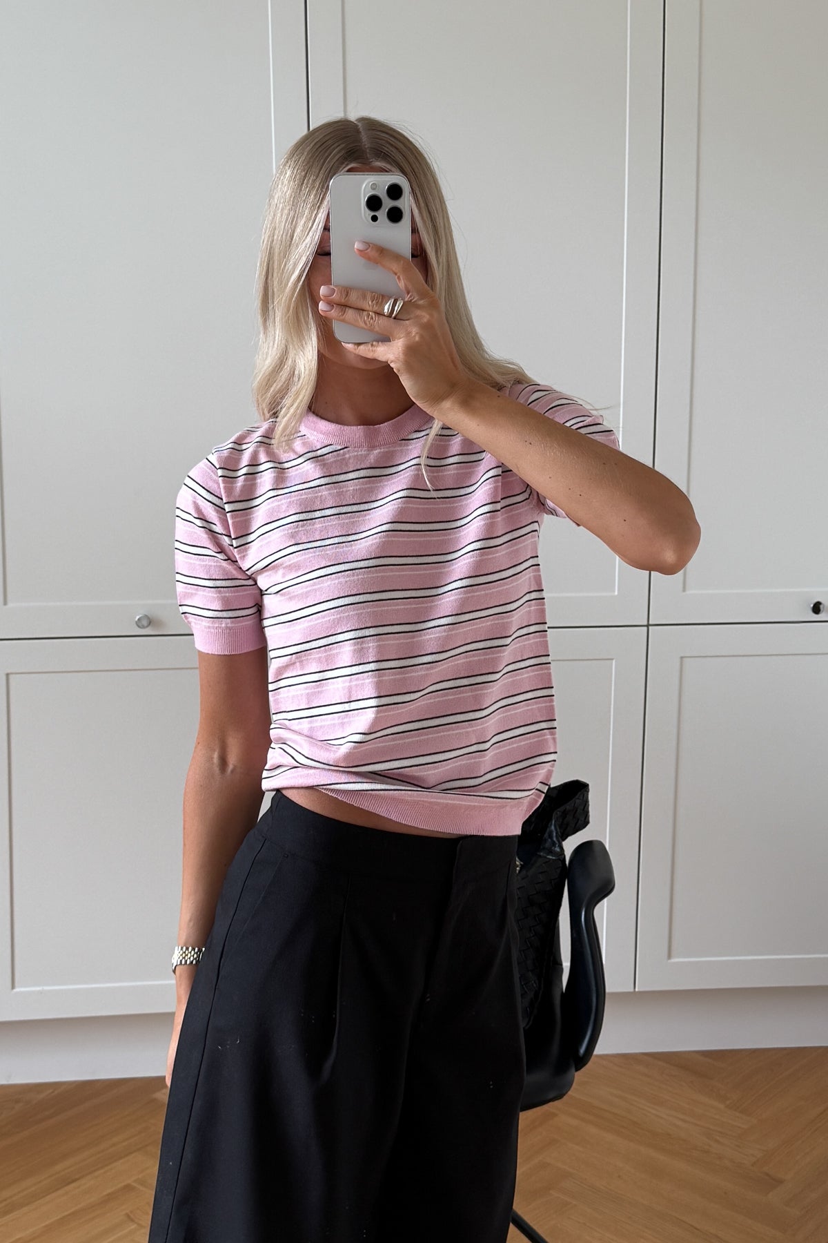 N-Muna Knit Dannia Pink Stripe