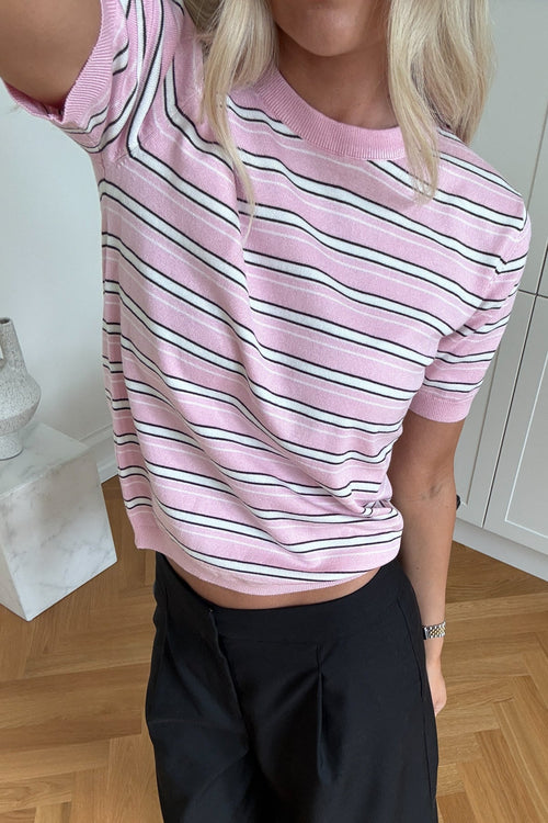 N-Muna Knit Dannia Pink Stripe