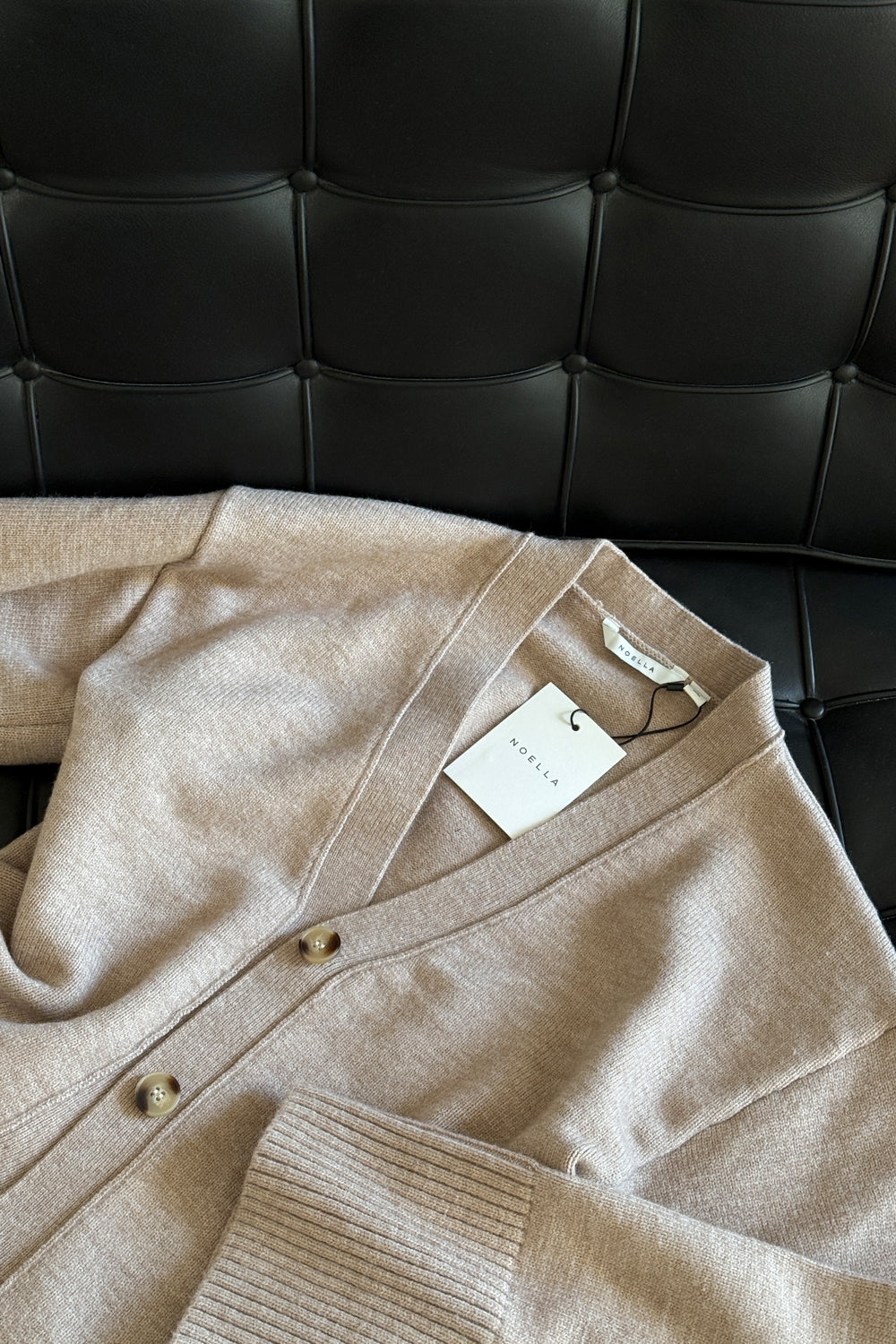 Lenyx Knit Cardigan Sand Melange