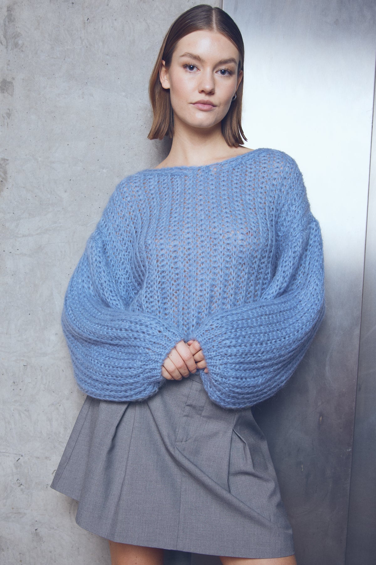 Joseph Knit Sweater Blue