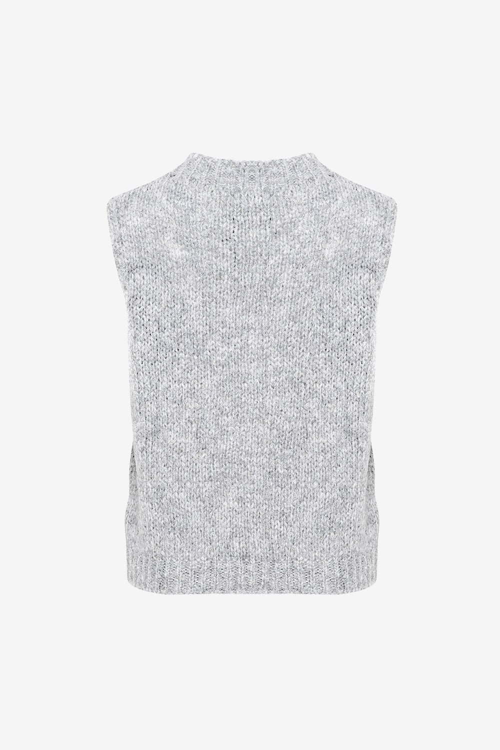 Kala Vest Wool Light Grey Melange