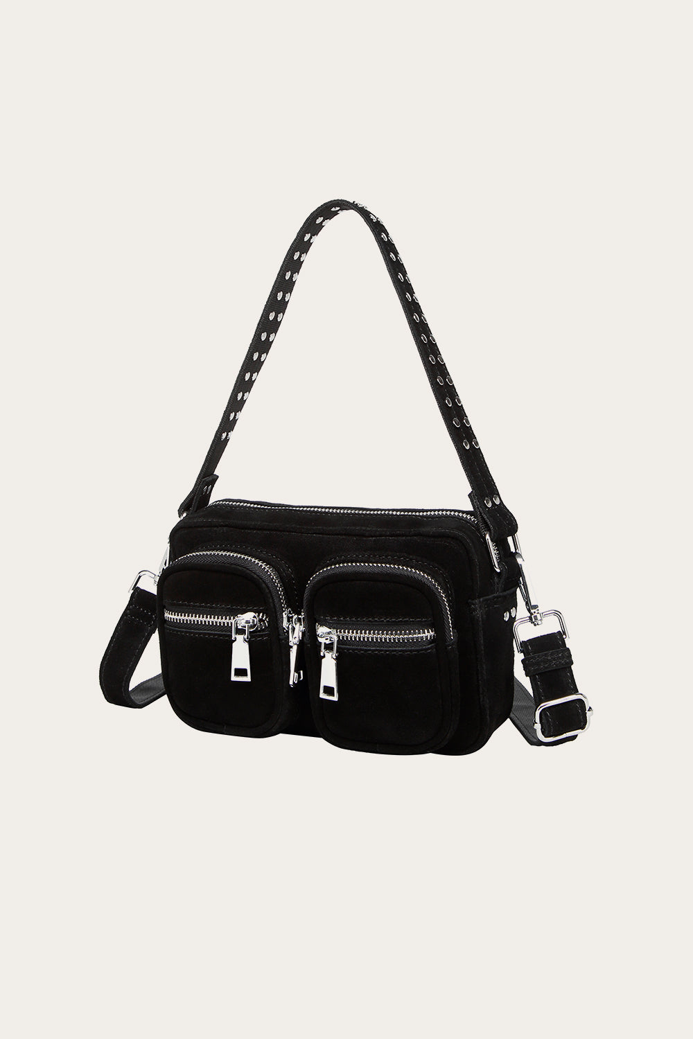 Celina Bag Real Suede Black