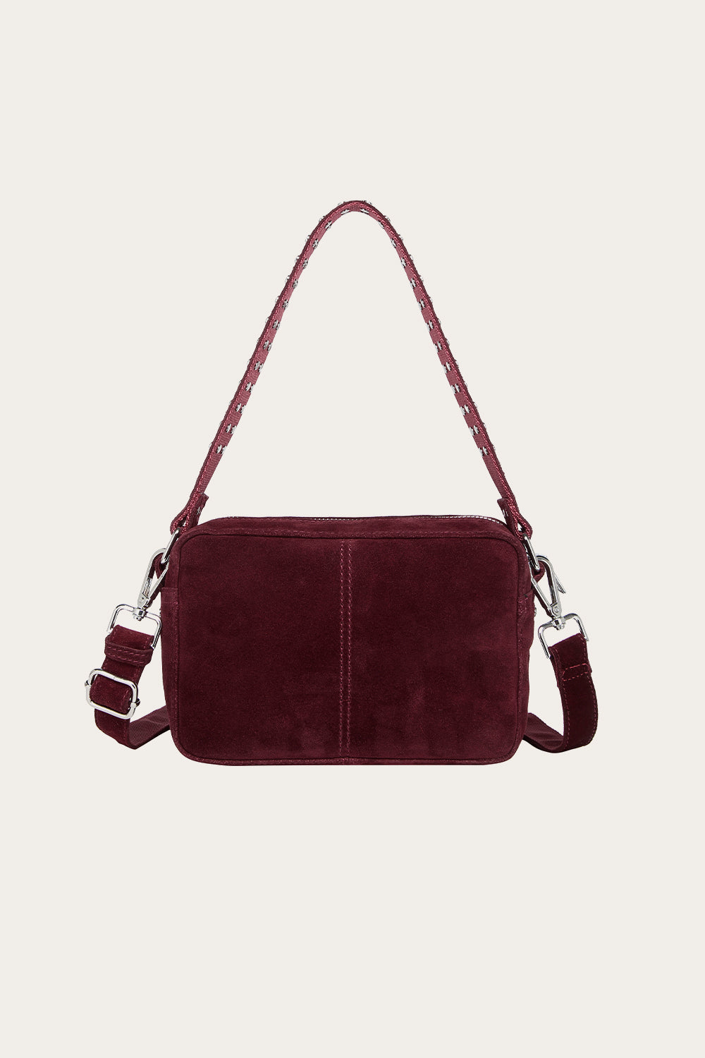 Celina Bag Real Suede Burgungy