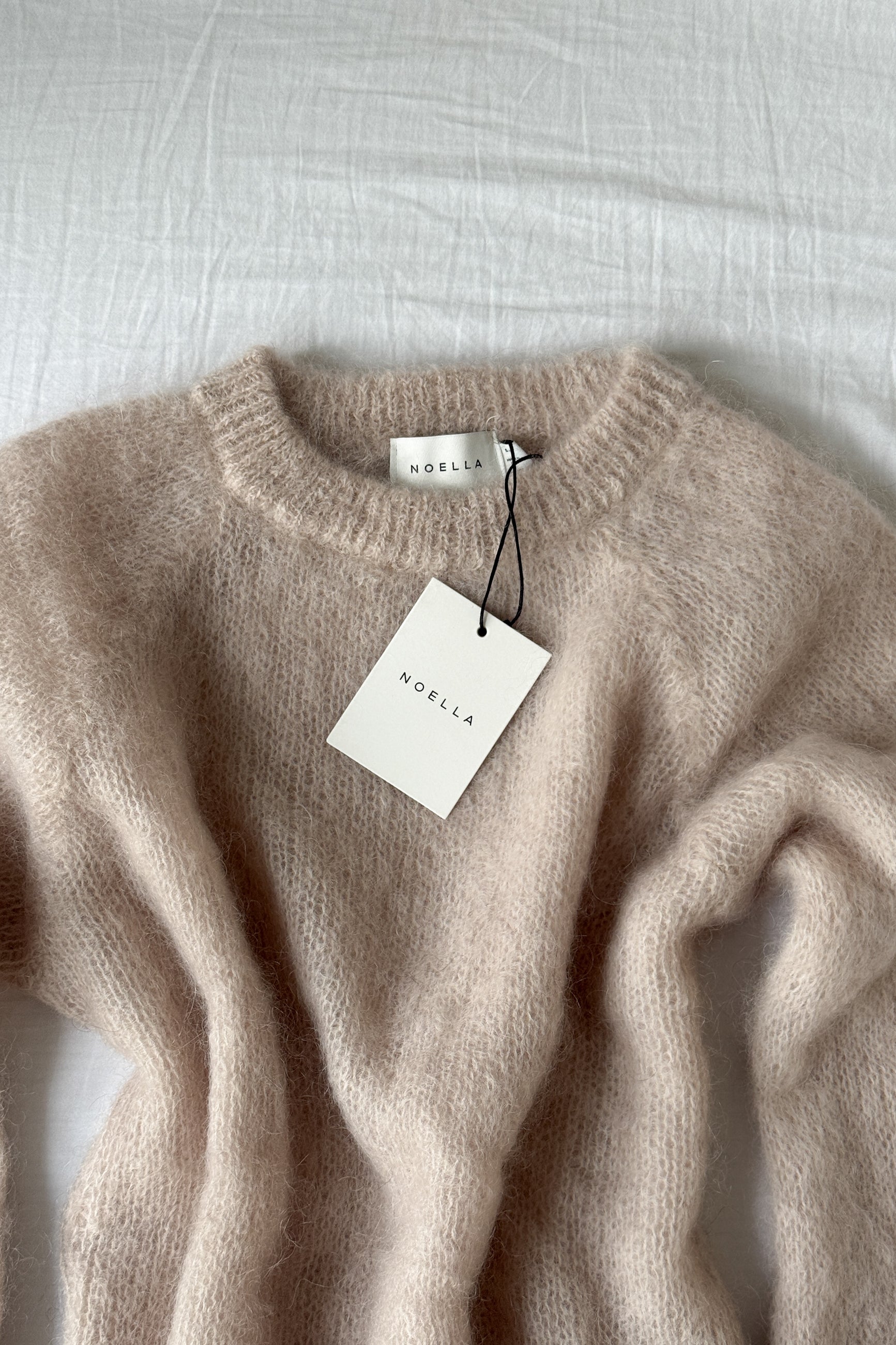 N-Latora Mohair Knit Oyster