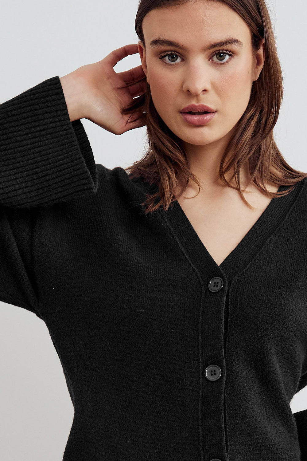 Lenyx Knit Cardigan Black