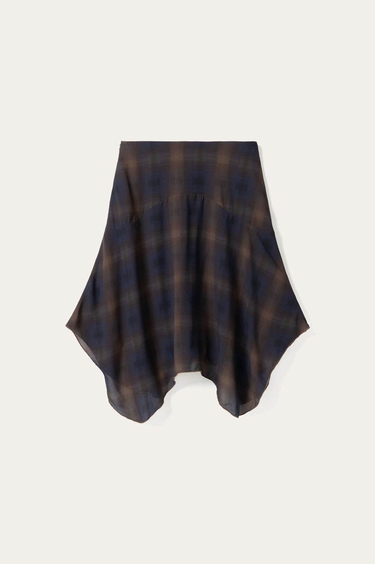 N-Marlayne Skirt Derrill Blue Check