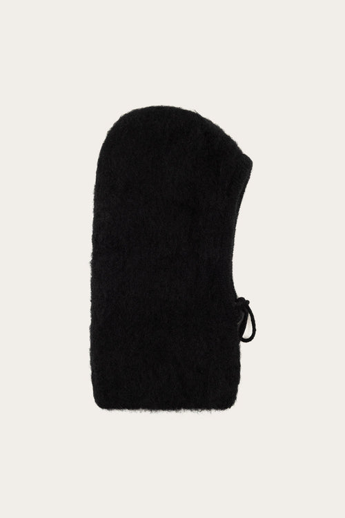N-Merle Knit Balaclava Black
