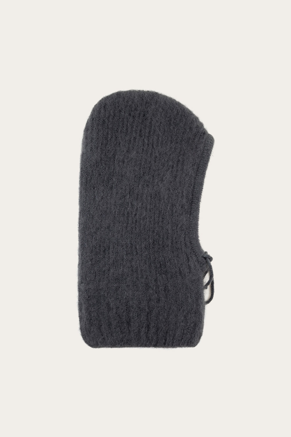N-Merle Knit Balaclava Medium Grey Melange