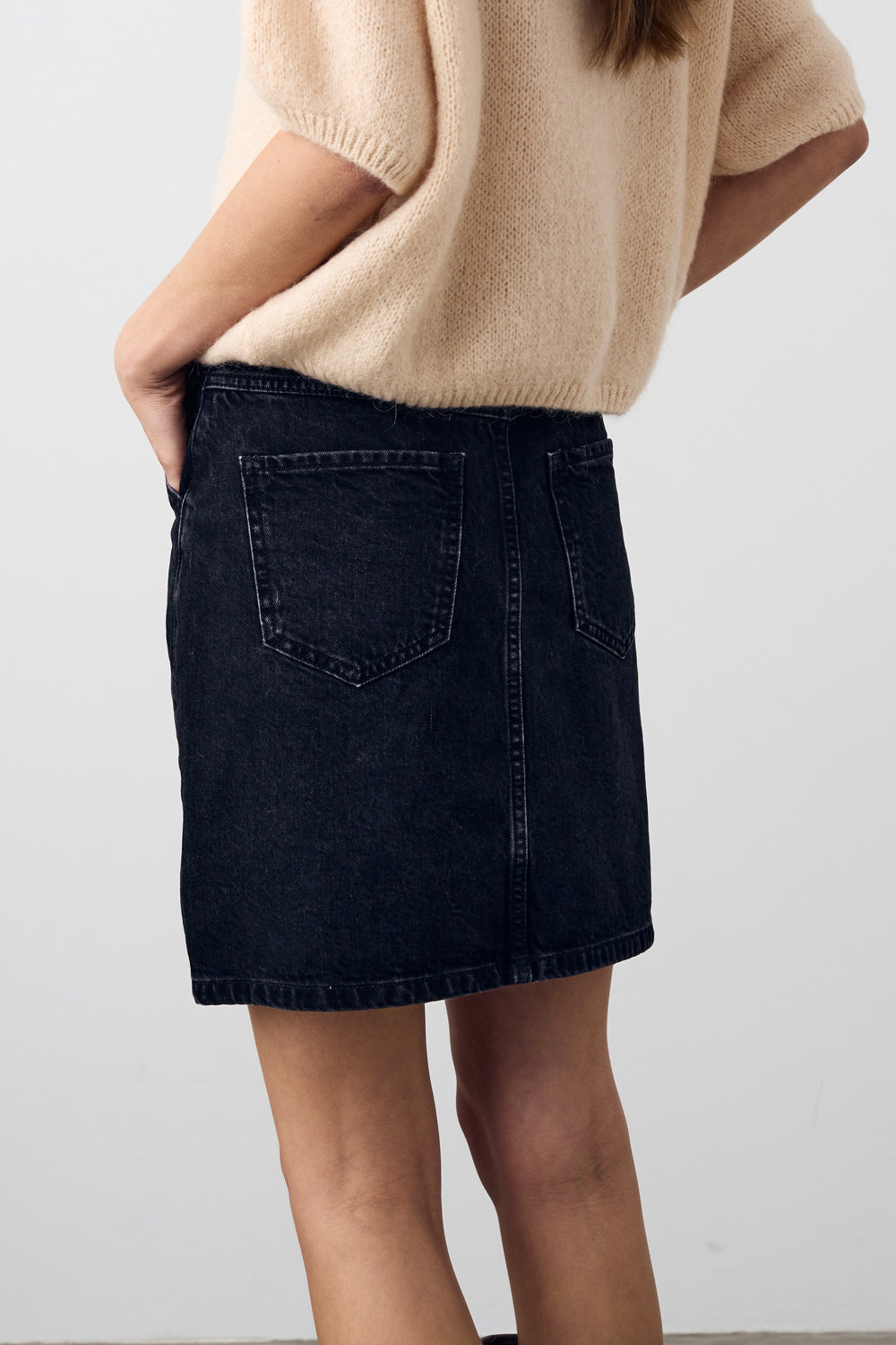 Karissa Skirt Black Wash