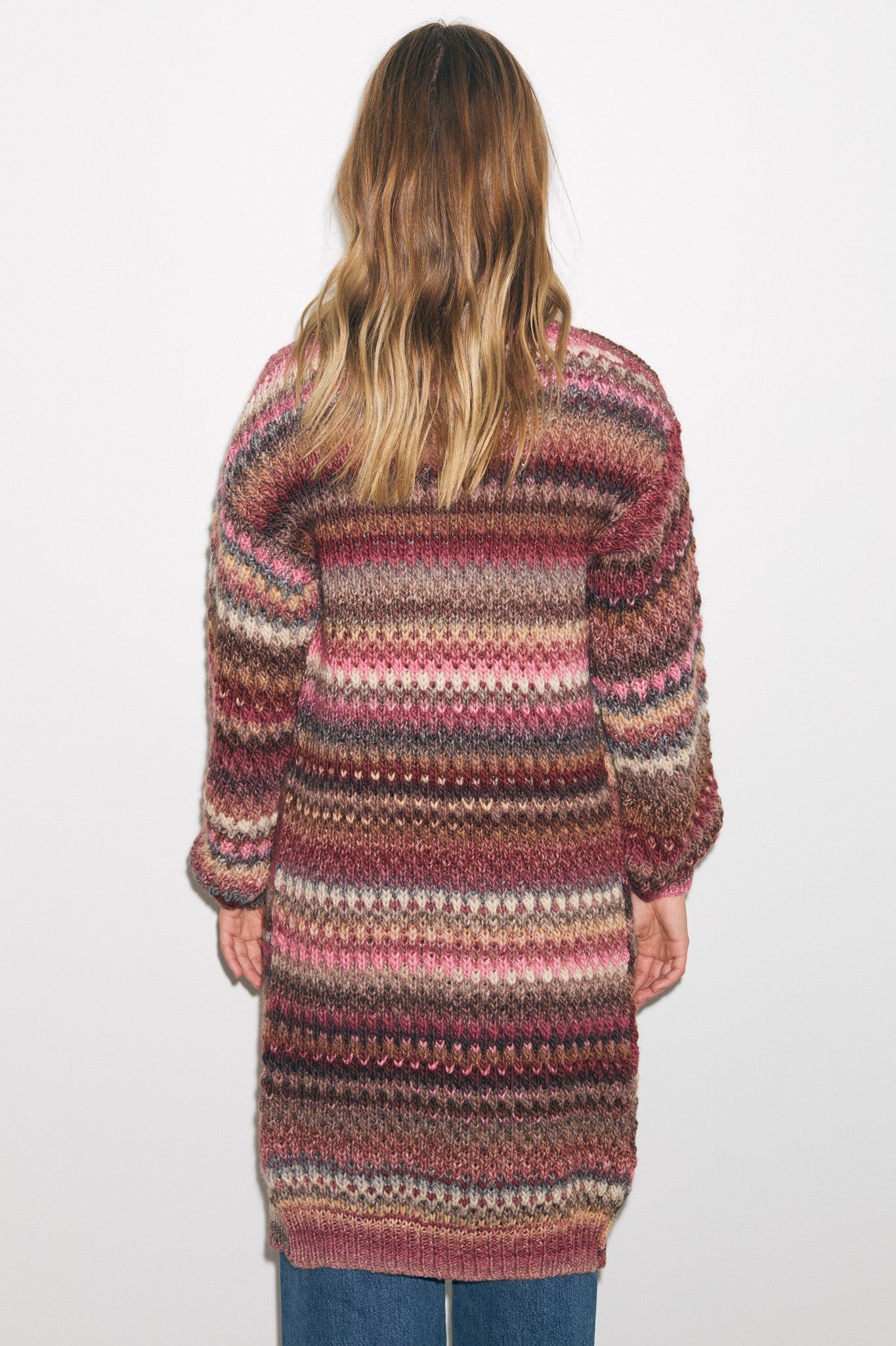Gio Knit Cardigan Rust Mix