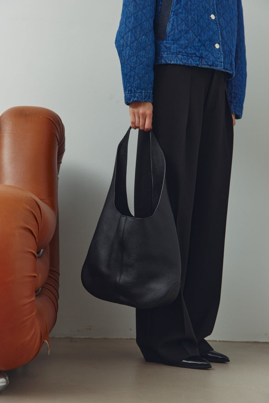 Mylah Bag Black Real Leather