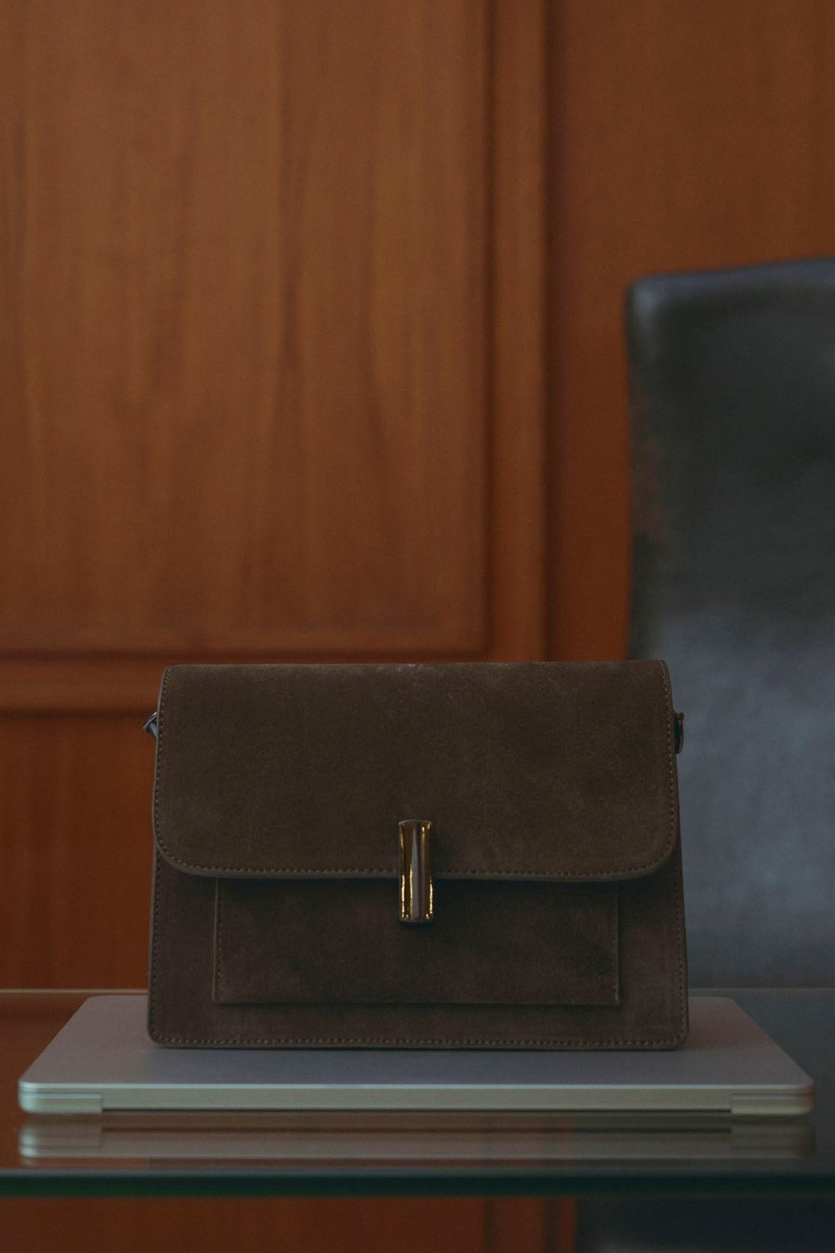Adele Bag Real Suede Chocolate