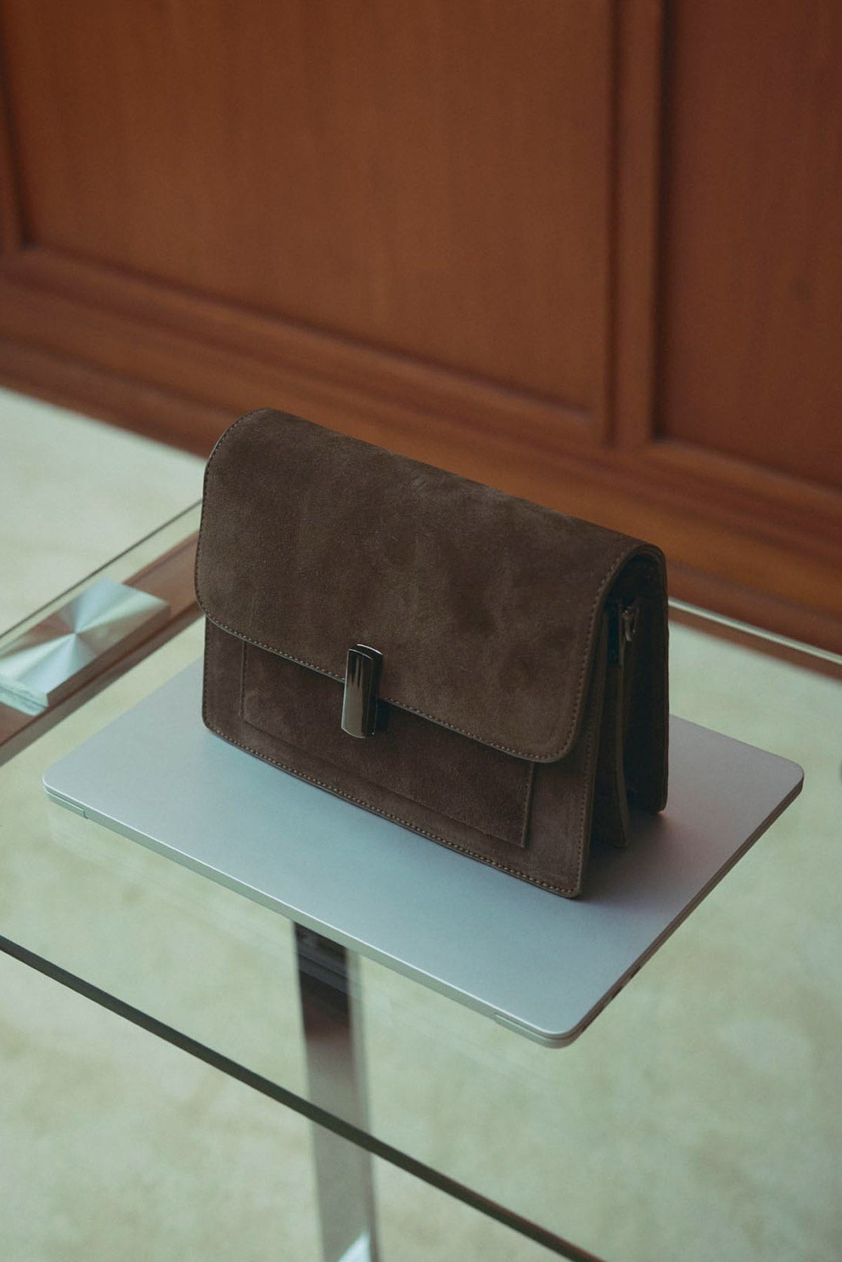 Adele Bag Real Suede Chocolate