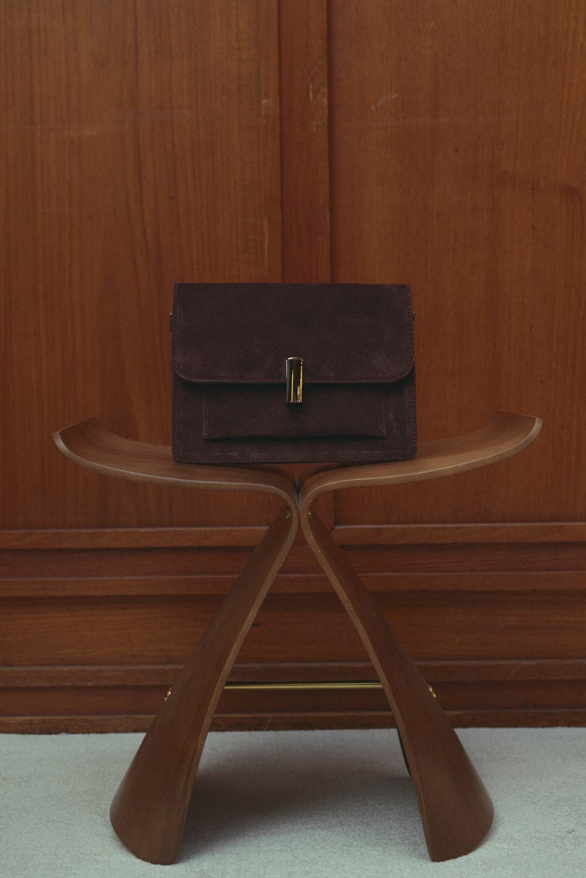 Adele Bag Real Suede Chocolate