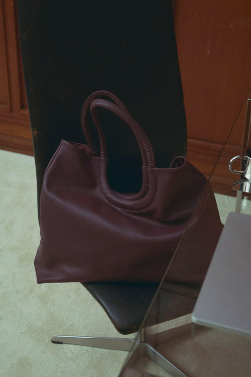 Laberta Bag Real Leather Burgundy