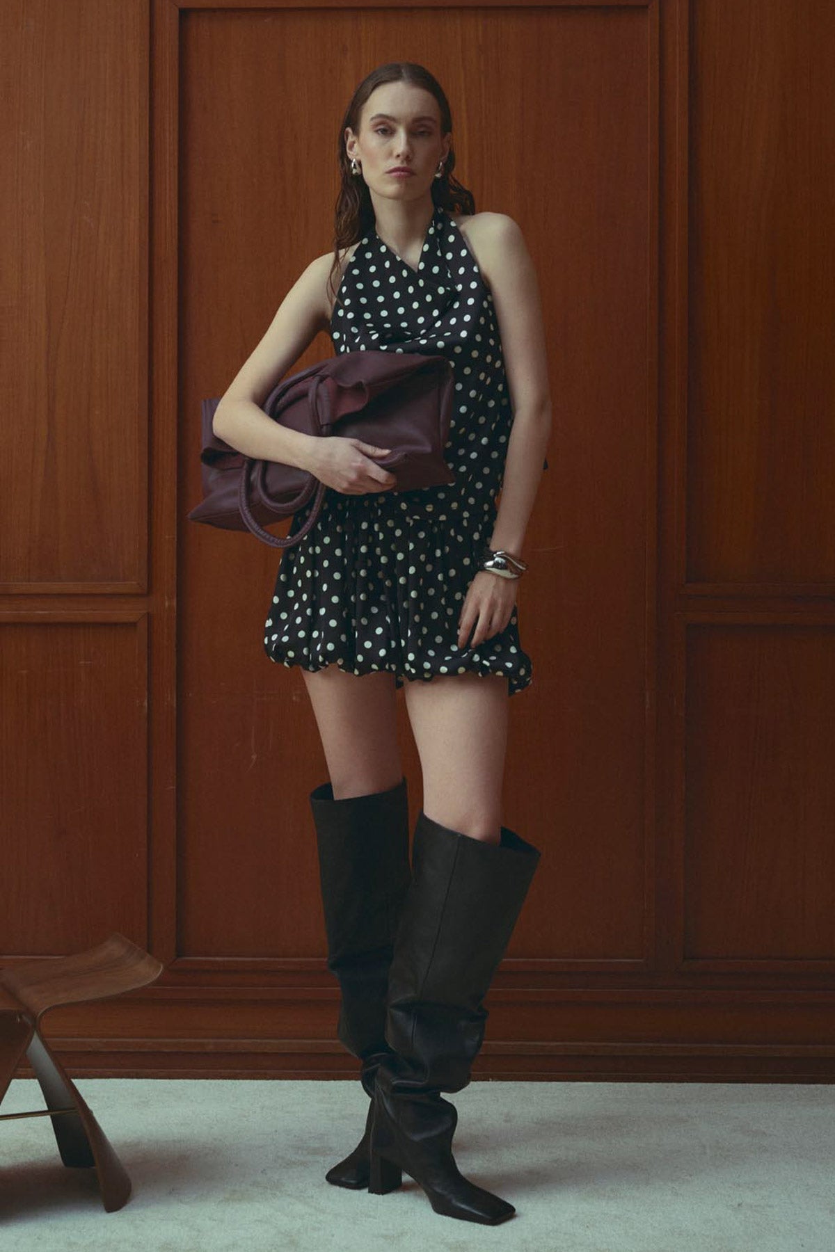 N-Mili Skirt Debbee Black Print