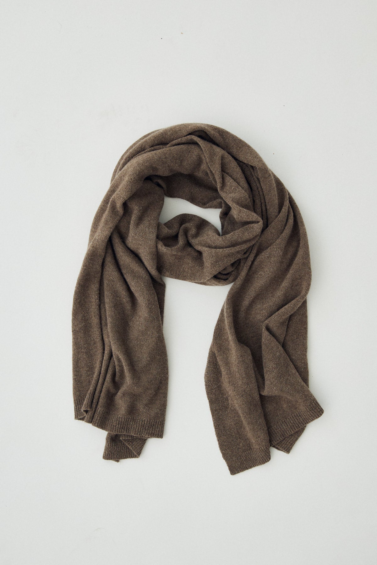 N-Niva Knit Scarf Brown Melange