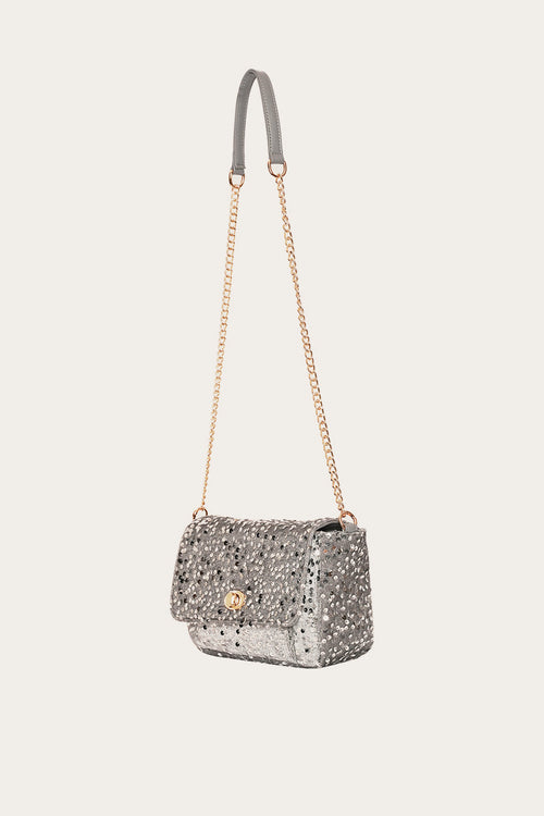 Teagan Bag Asphalt Silver Grey