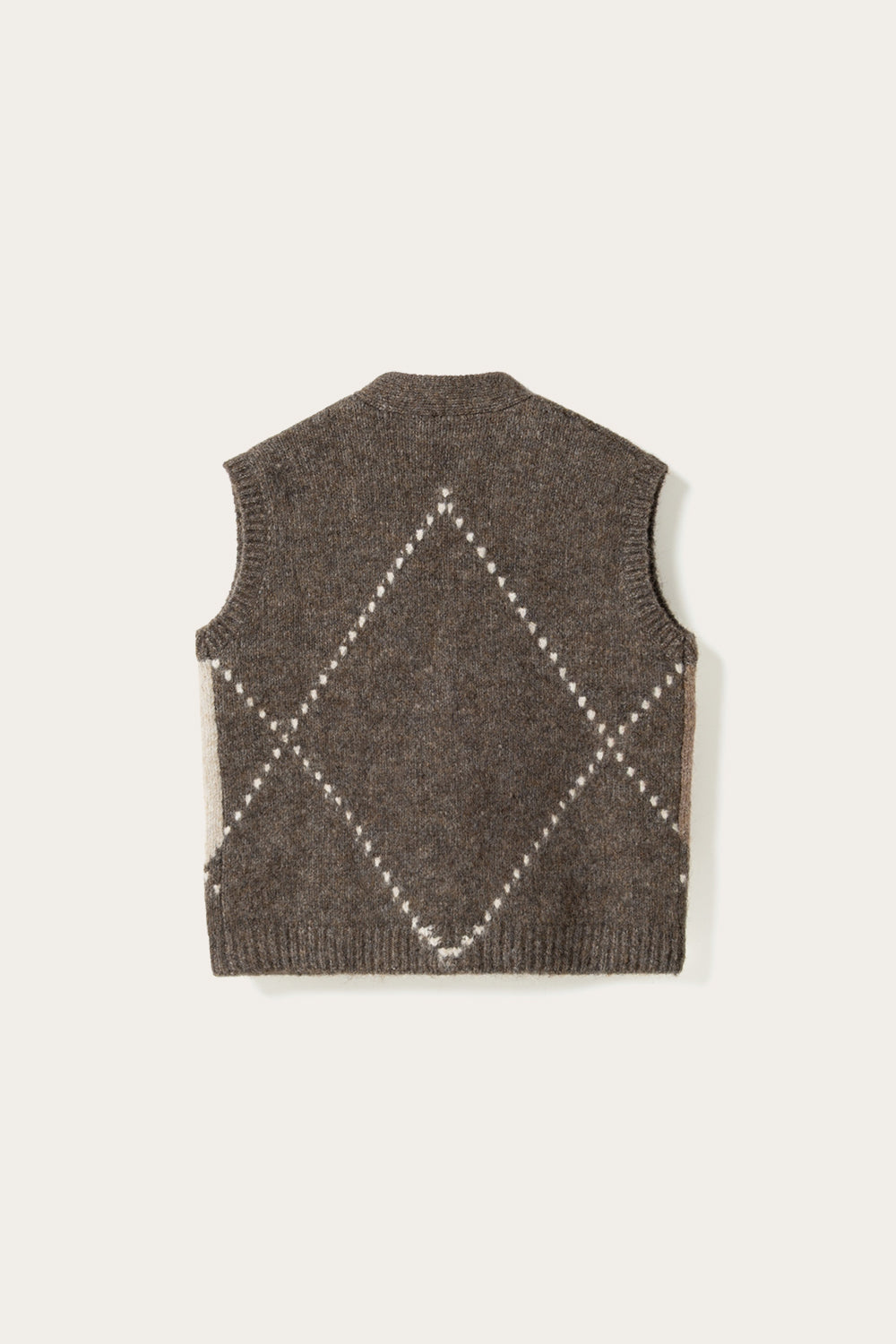 N-Laiana Knit Vest Ash Brown Mix