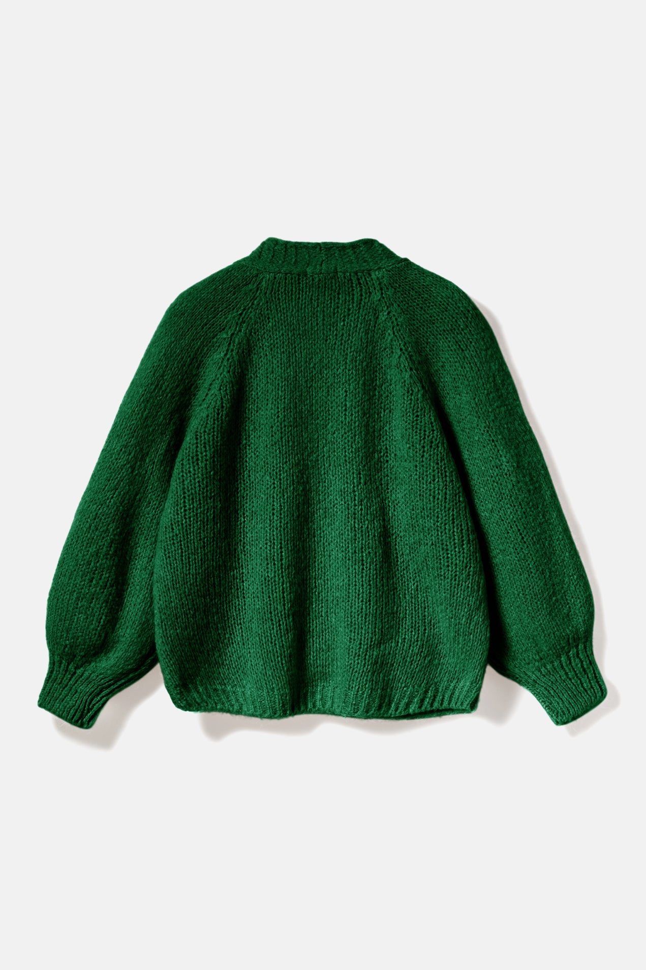 Fora Knit Cardigan Green