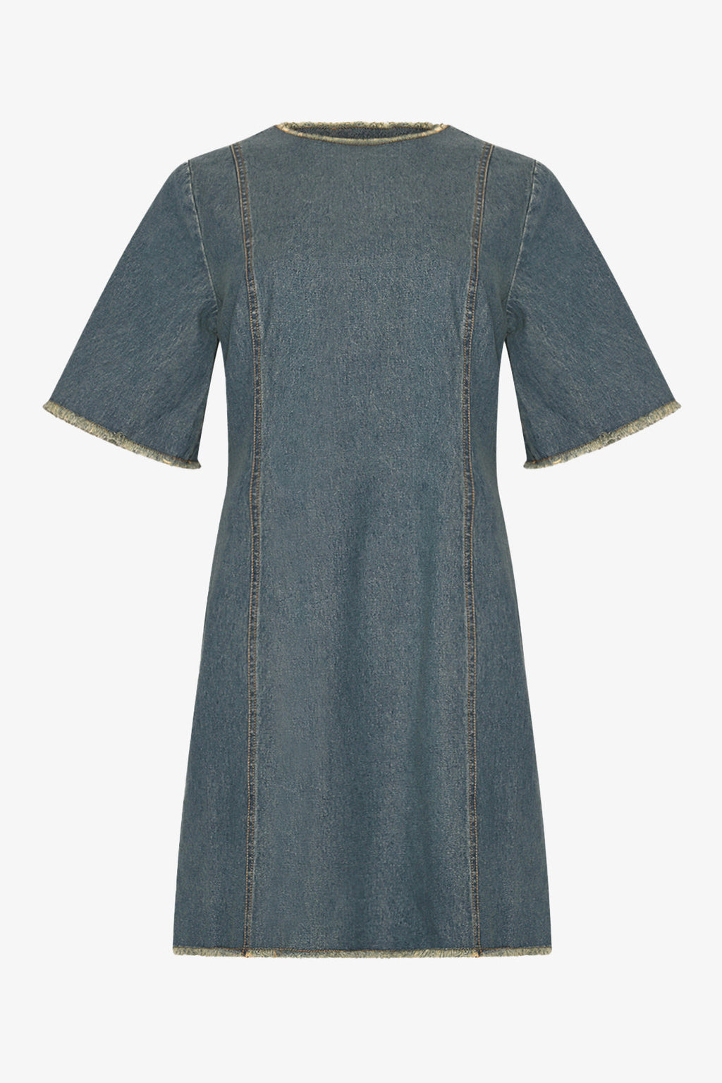 Noellas Jordynn Dress Vintage Blue Wash. Køb Kjoler hos www.noellafashion.dk