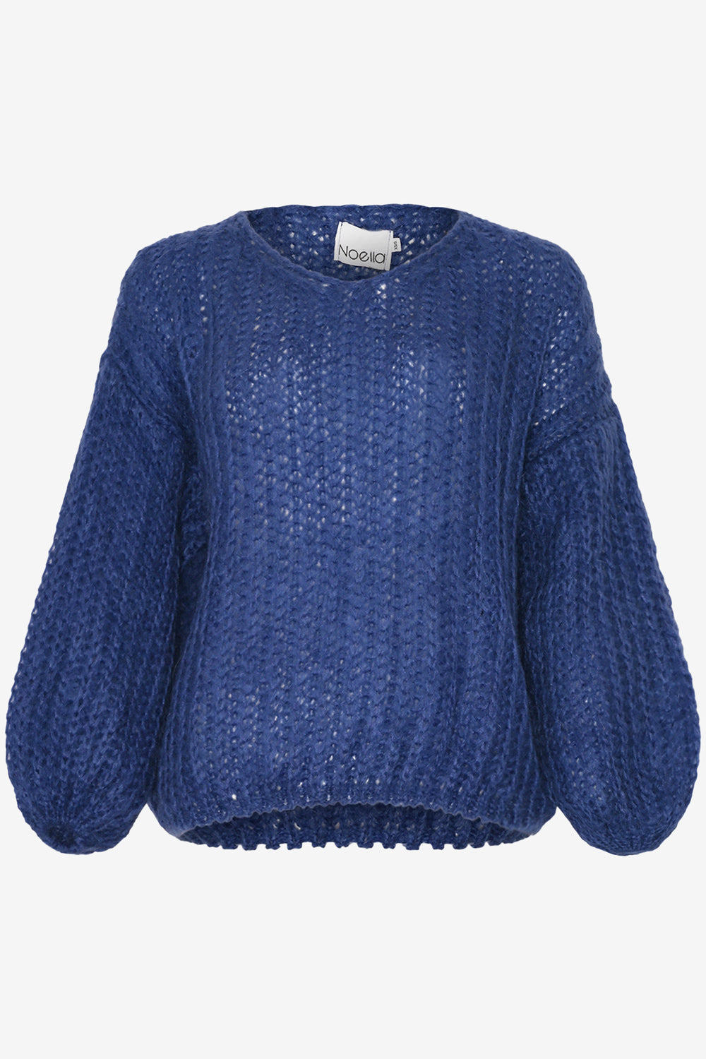 Noellas Joseph Knit Sweater Royal Blue. Køb Striktrøjer hos www.noellafashion.dk