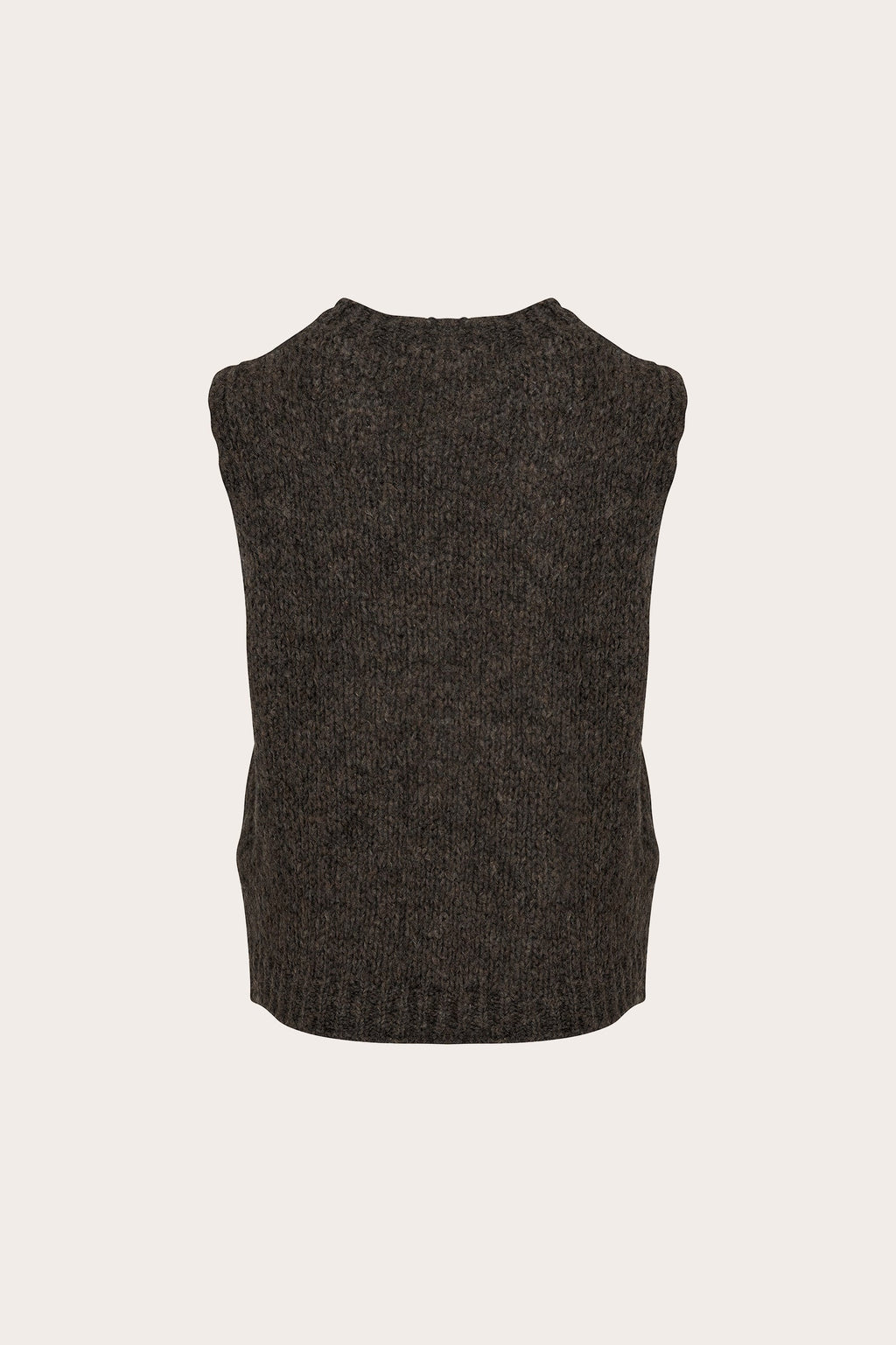 Kala Vest Wool Nature Brown