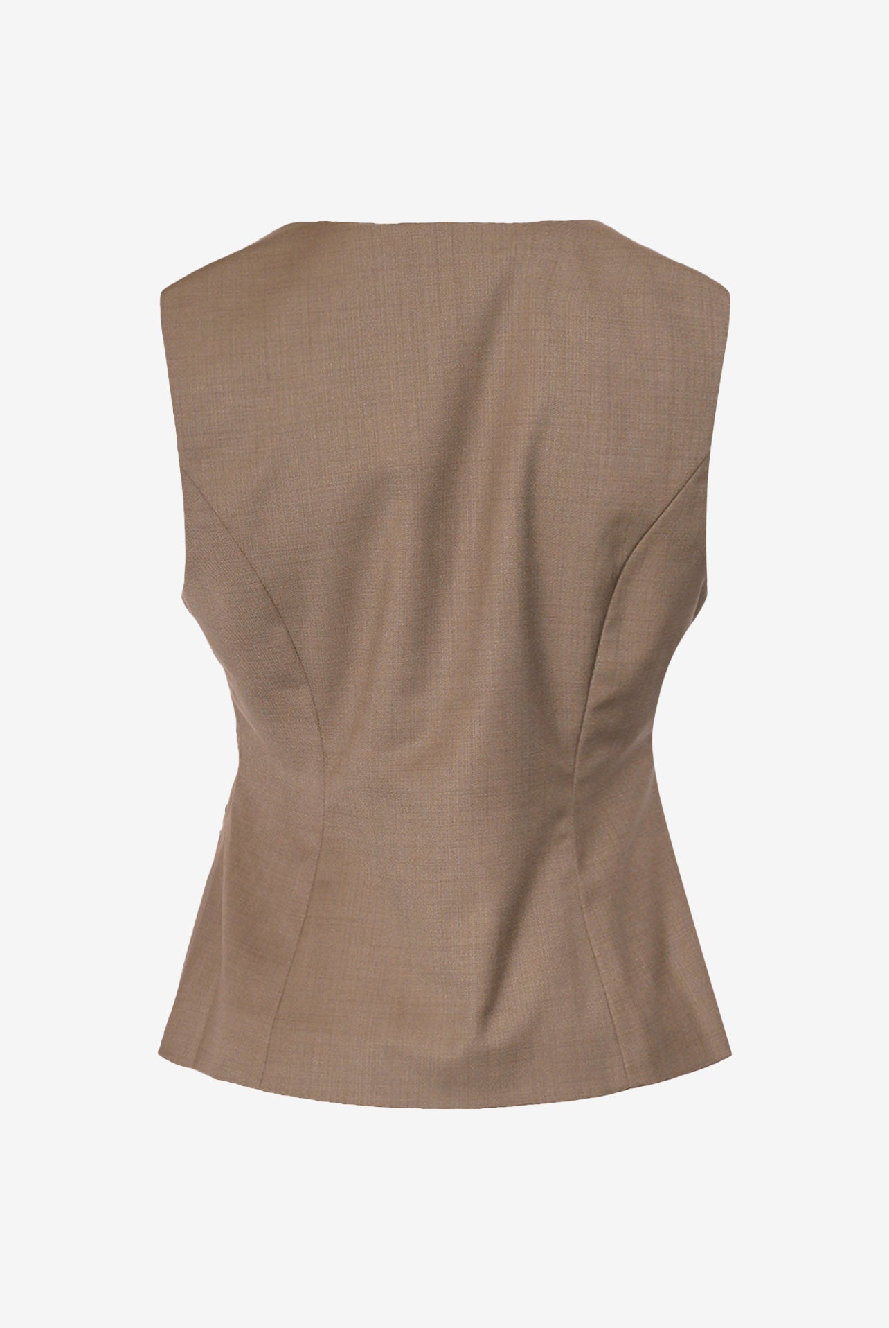 Kasaundra Vest Timber Brown
