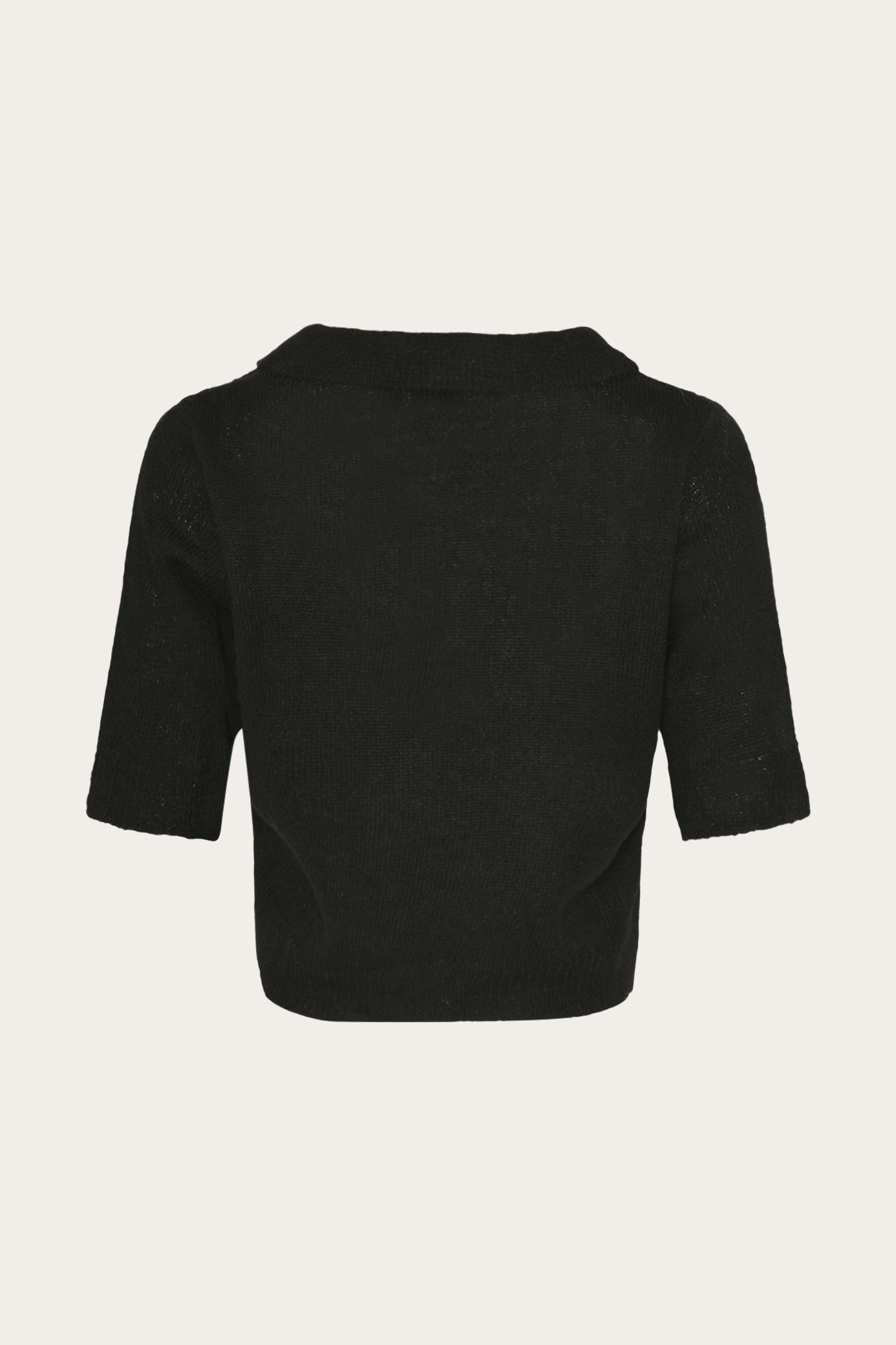 Levona Knit Polo Black