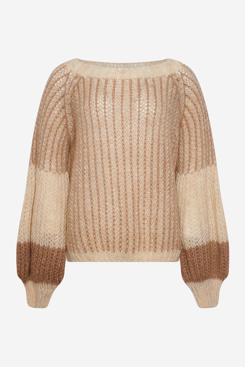 Liana Knit Sweater Cozy Brown