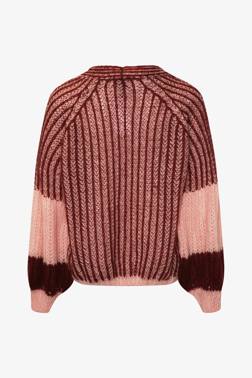 Noellas Liana Knit Cardigan Rust Blush Combo.
