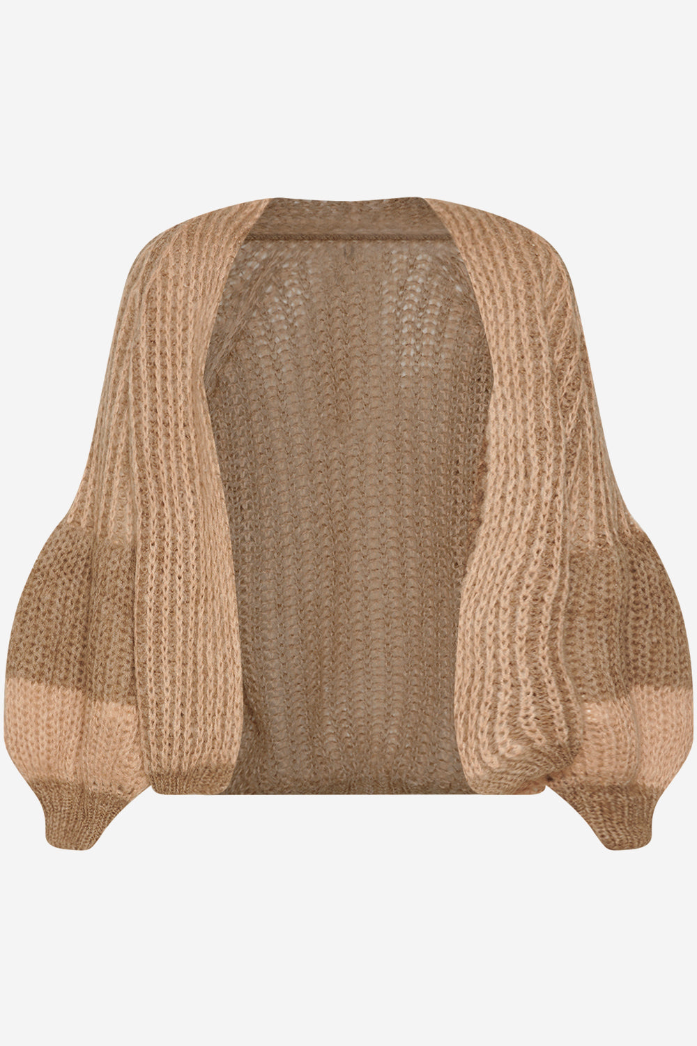 Noellas Liana Knit Cardigan Sand. Køb Cardigans hos www.noellafashion.dk