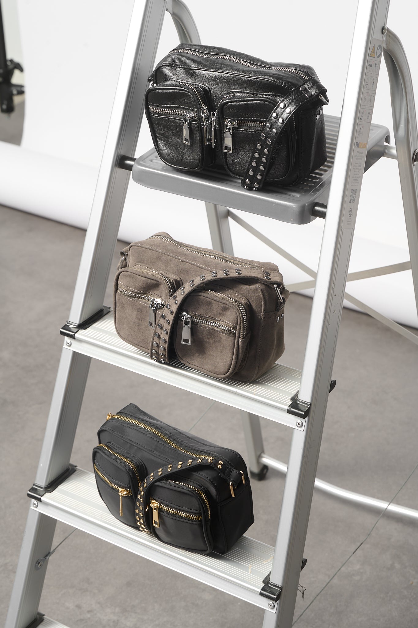Kendra Veske Black Leather Look Black Leather Look