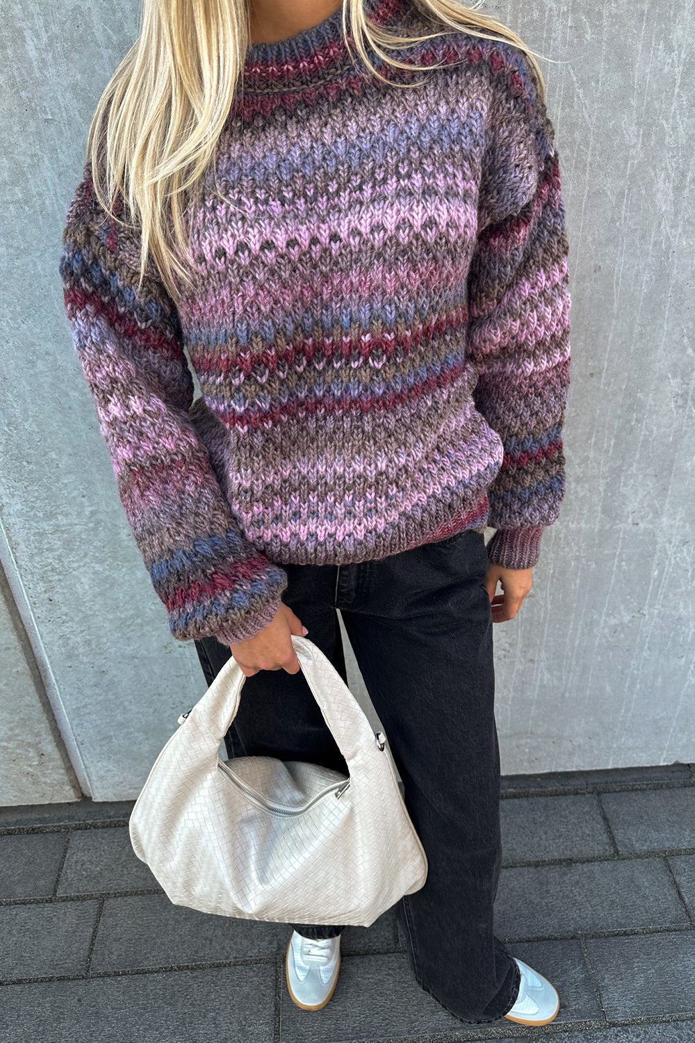 Peony Hobo Bag Beige