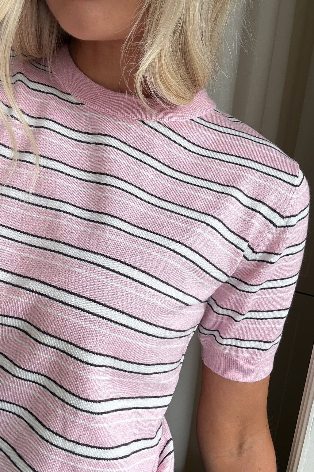 N-Muna Knit Dannia Pink Stripe