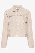 Noellas Sawyer Jacket Beige/White. Køb Jakker hos www.noellafashion.dk